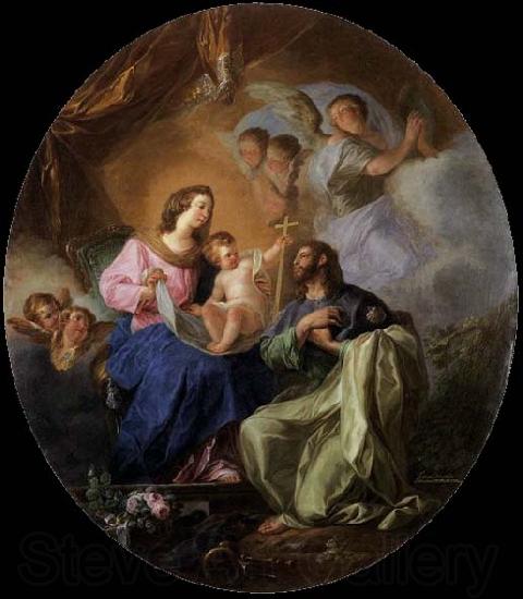 Luis Paret y alcazar Virgin and Child with St James the Great